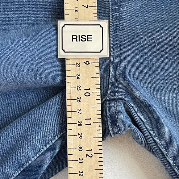 Betabrand Womens High Rise Skinny Jeggings Size M Pull On Pants Distressed - Picture 8 of 11